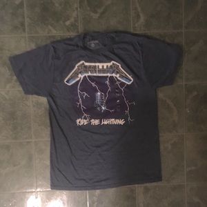 Metallica ride the lightning tee